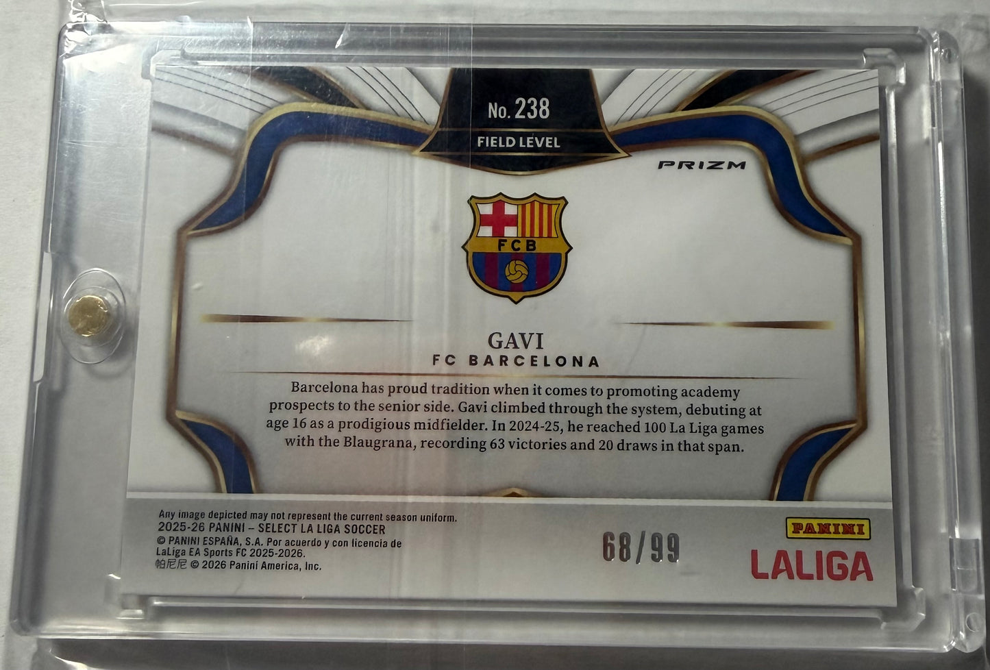 Gavi barcelona 68/99 #238