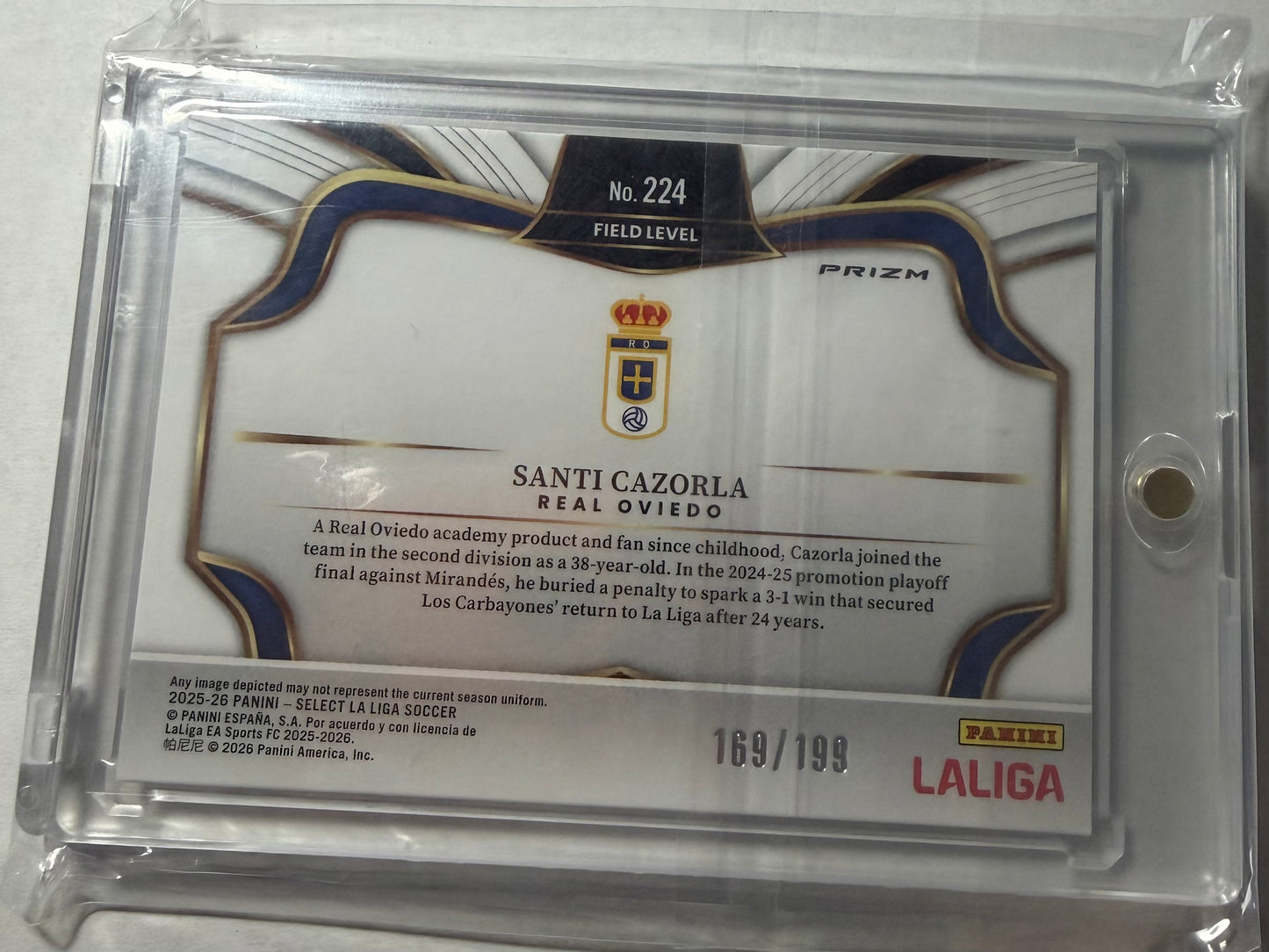 Santi Cazorla 169/199 Prizm #224