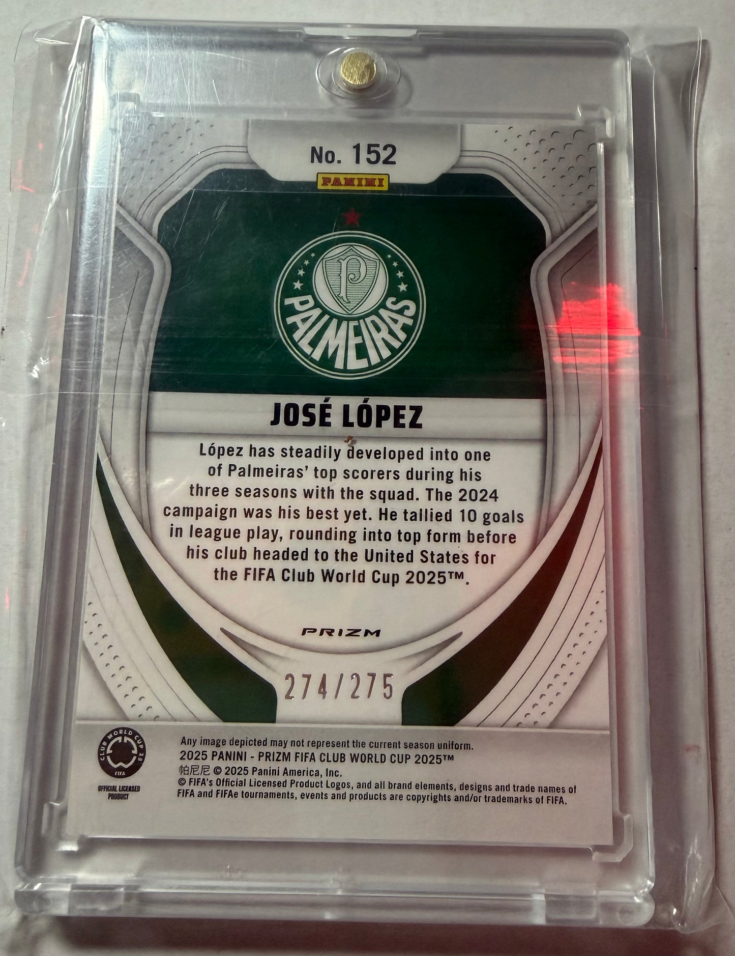 José Lopez Prizm RC 274/275 #152