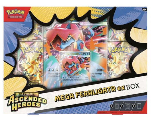 Ascended Hero Mega Feraligatr EX BOX